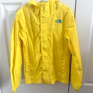 The North Face Girls Yellow Hyvent Raincoat